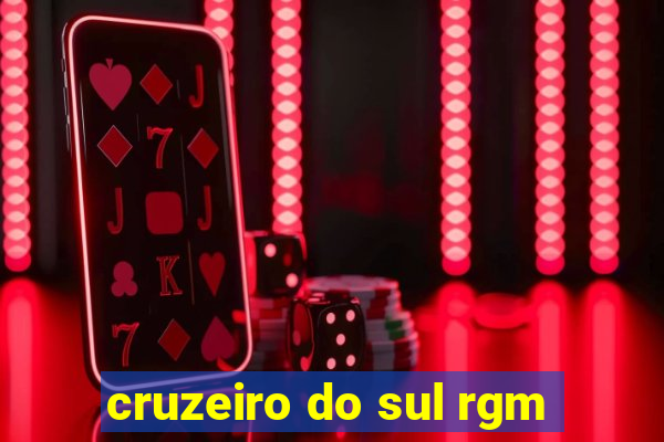 cruzeiro do sul rgm