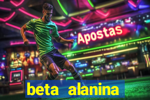 beta alanina aumenta a pressao