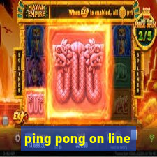 ping pong on line