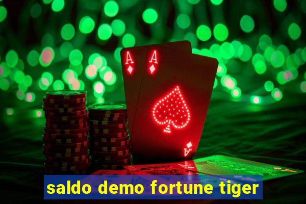 saldo demo fortune tiger