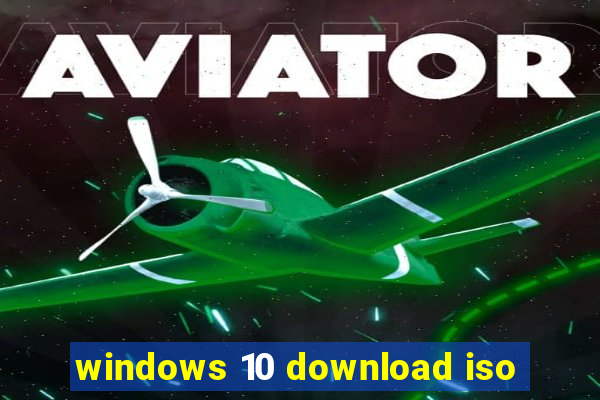 windows 10 download iso