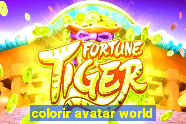 colorir avatar world