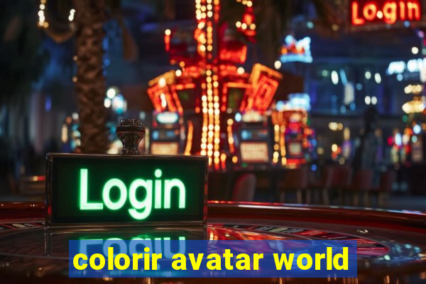 colorir avatar world