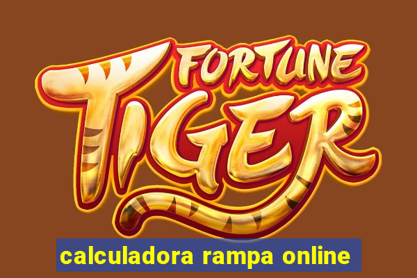 calculadora rampa online