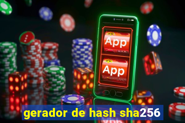 gerador de hash sha256