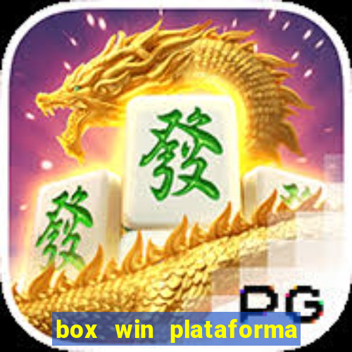 box win plataforma de jogos