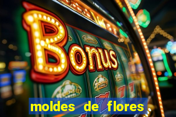 moldes de flores gigantes para imprimir