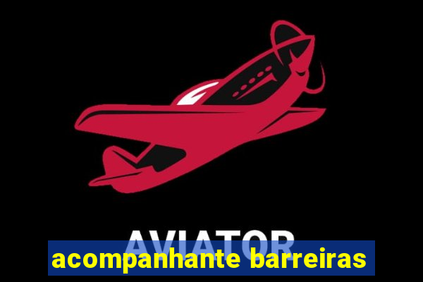 acompanhante barreiras