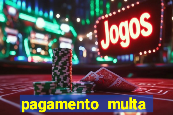 pagamento multa detran mg