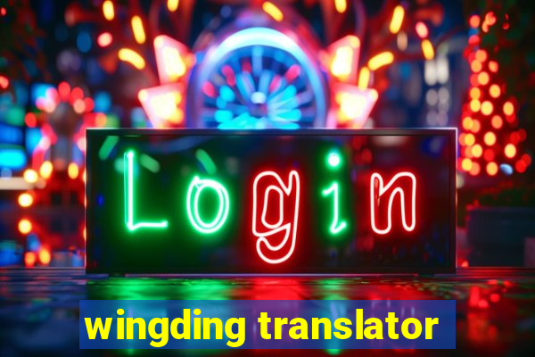 wingding translator