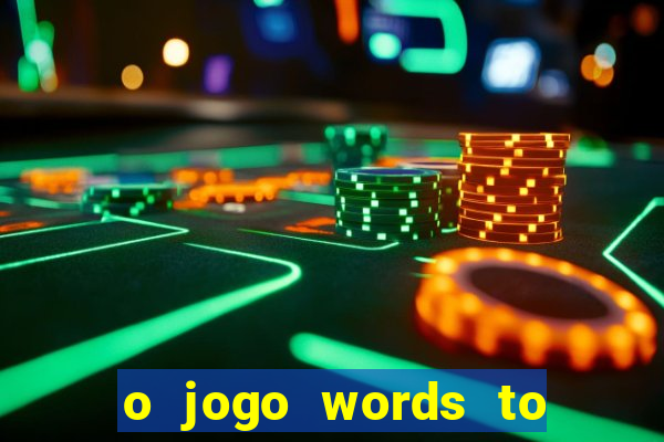 o jogo words to win paga mesmo