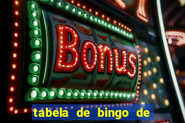 tabela de bingo de 1 a 100