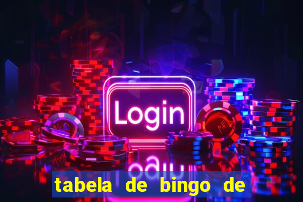 tabela de bingo de 1 a 100