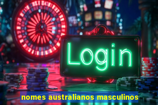 nomes australianos masculinos