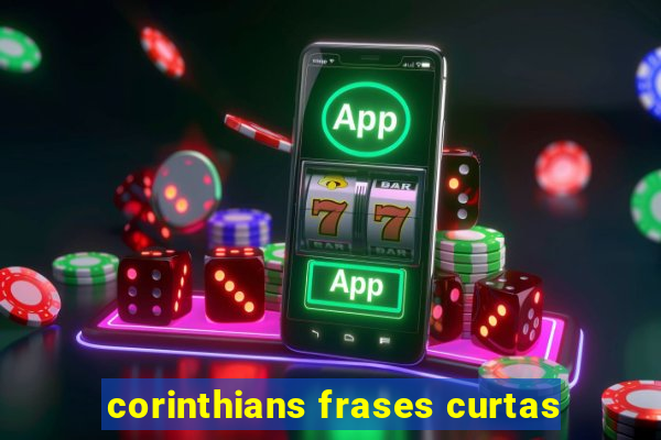 corinthians frases curtas