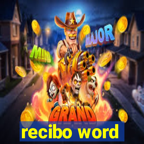 recibo word