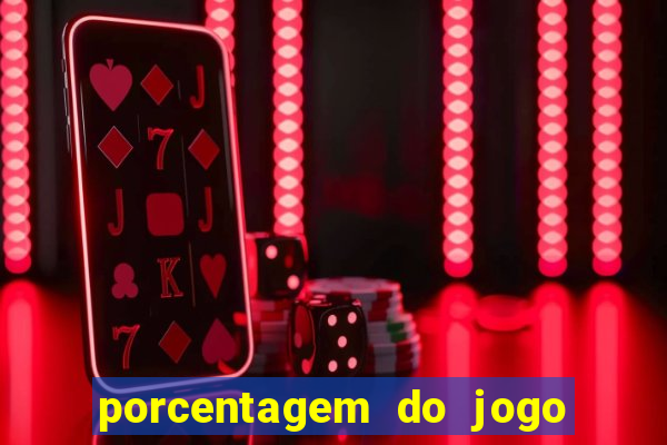 porcentagem do jogo fortune tiger