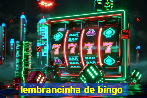 lembrancinha de bingo