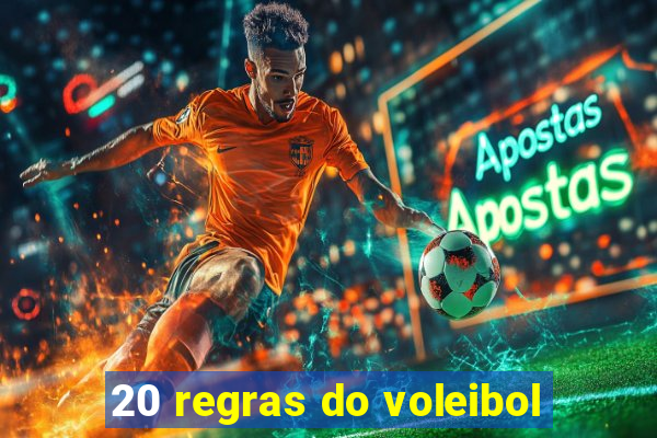 20 regras do voleibol