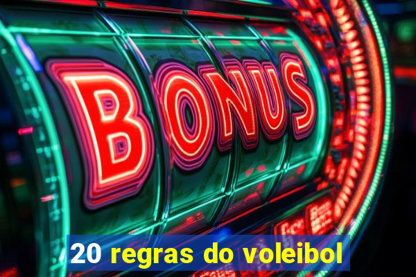 20 regras do voleibol