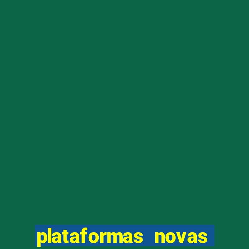 plataformas novas de jogos