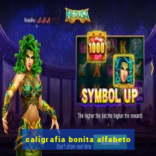 caligrafia bonita alfabeto