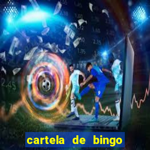 cartela de bingo cha de bebe