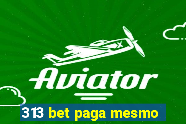 313 bet paga mesmo