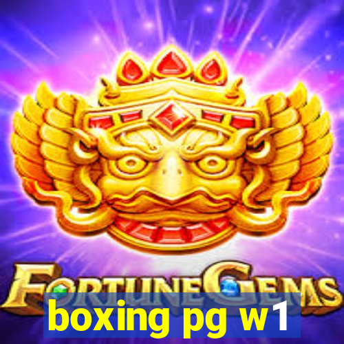 boxing pg w1