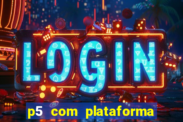 p5 com plataforma de jogos