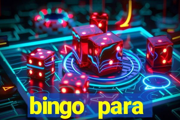 bingo para despedida de solteira para imprimir