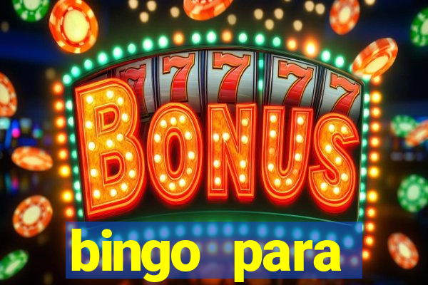 bingo para despedida de solteira para imprimir