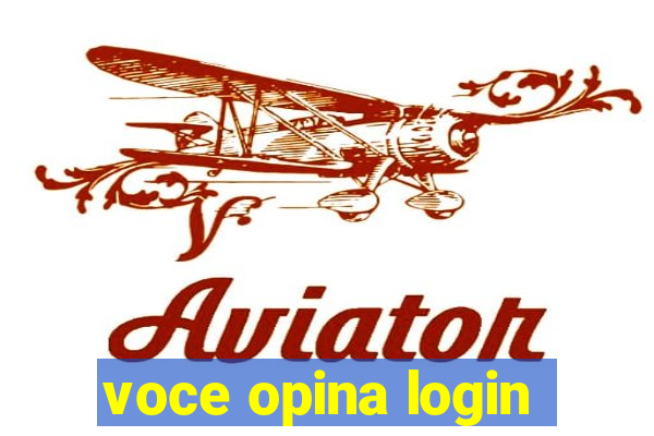 voce opina login