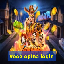 voce opina login