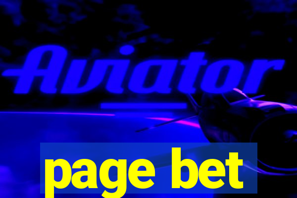 page bet