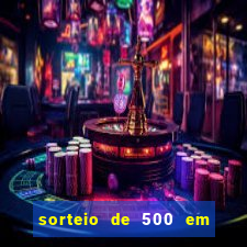 sorteio de 500 em cash toda segunda feira novibet como funciona