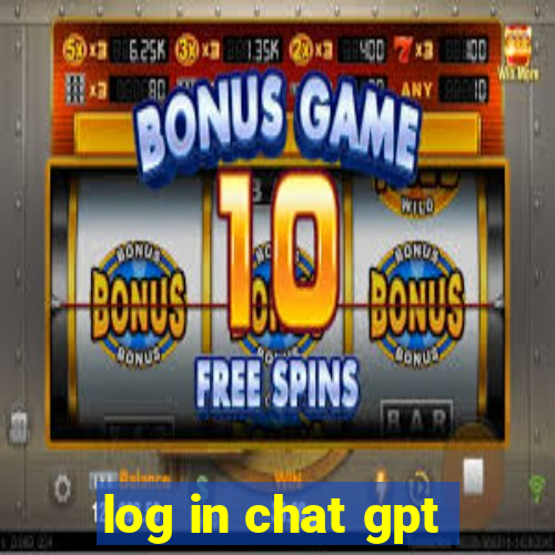 log in chat gpt