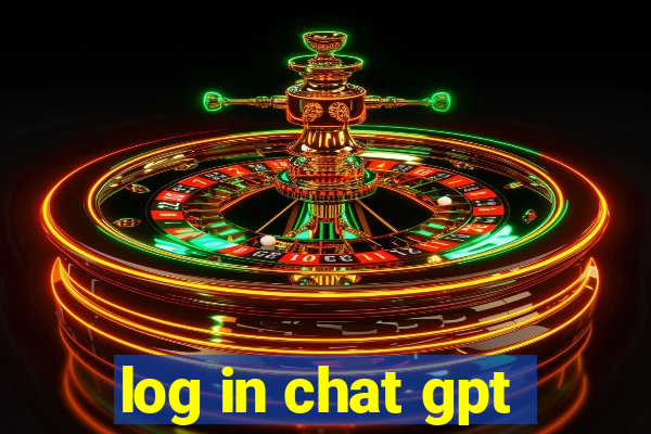 log in chat gpt