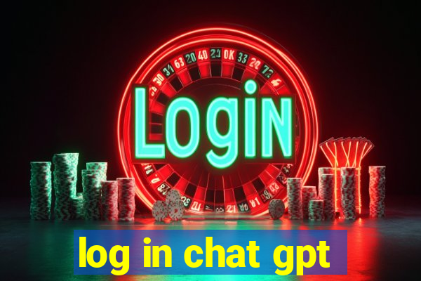 log in chat gpt