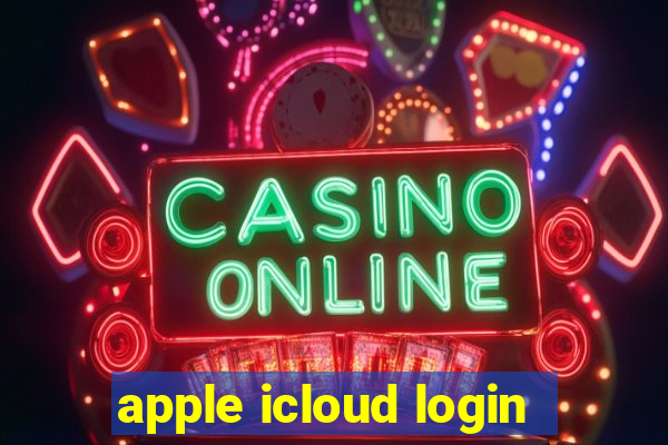 apple icloud login