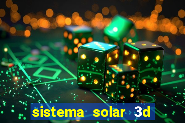 sistema solar 3d em movimento