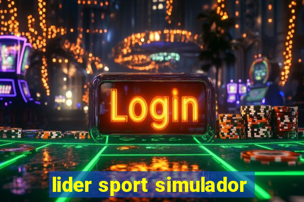 lider sport simulador