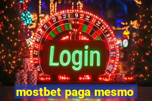 mostbet paga mesmo