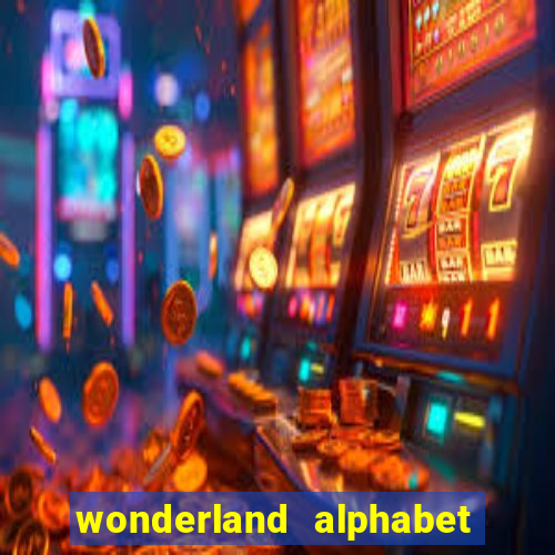 wonderland alphabet comic studio