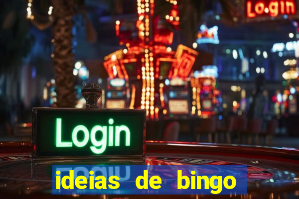 ideias de bingo para o natal