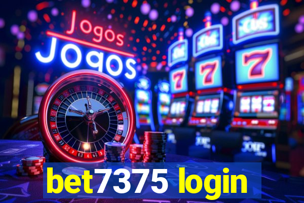 bet7375 login