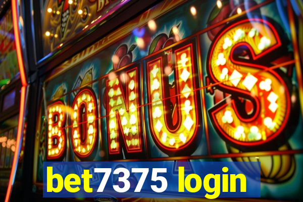 bet7375 login