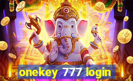 onekey 777 login