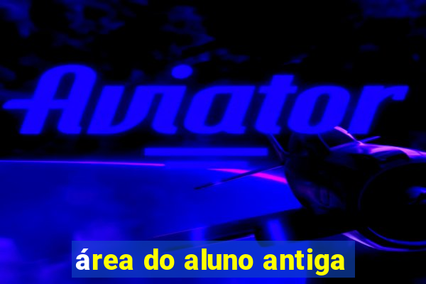 área do aluno antiga