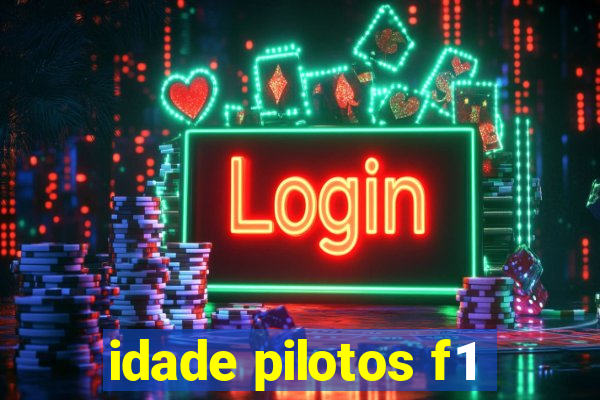 idade pilotos f1